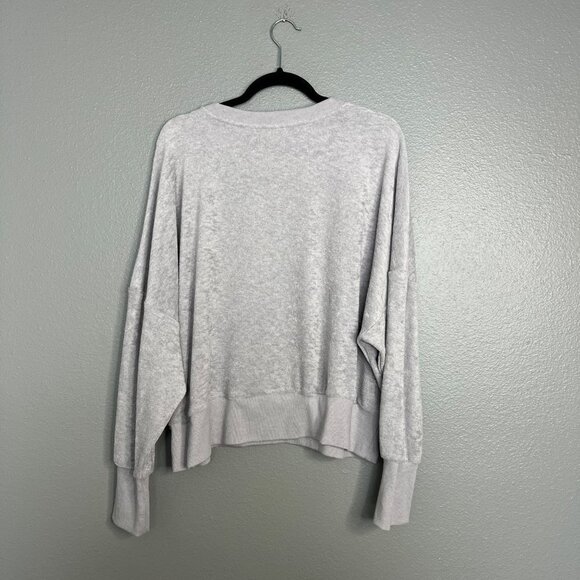 Old Navy Long Dolman Sleeve Top Light Gray Pullover XXL - Picture 5 of 5